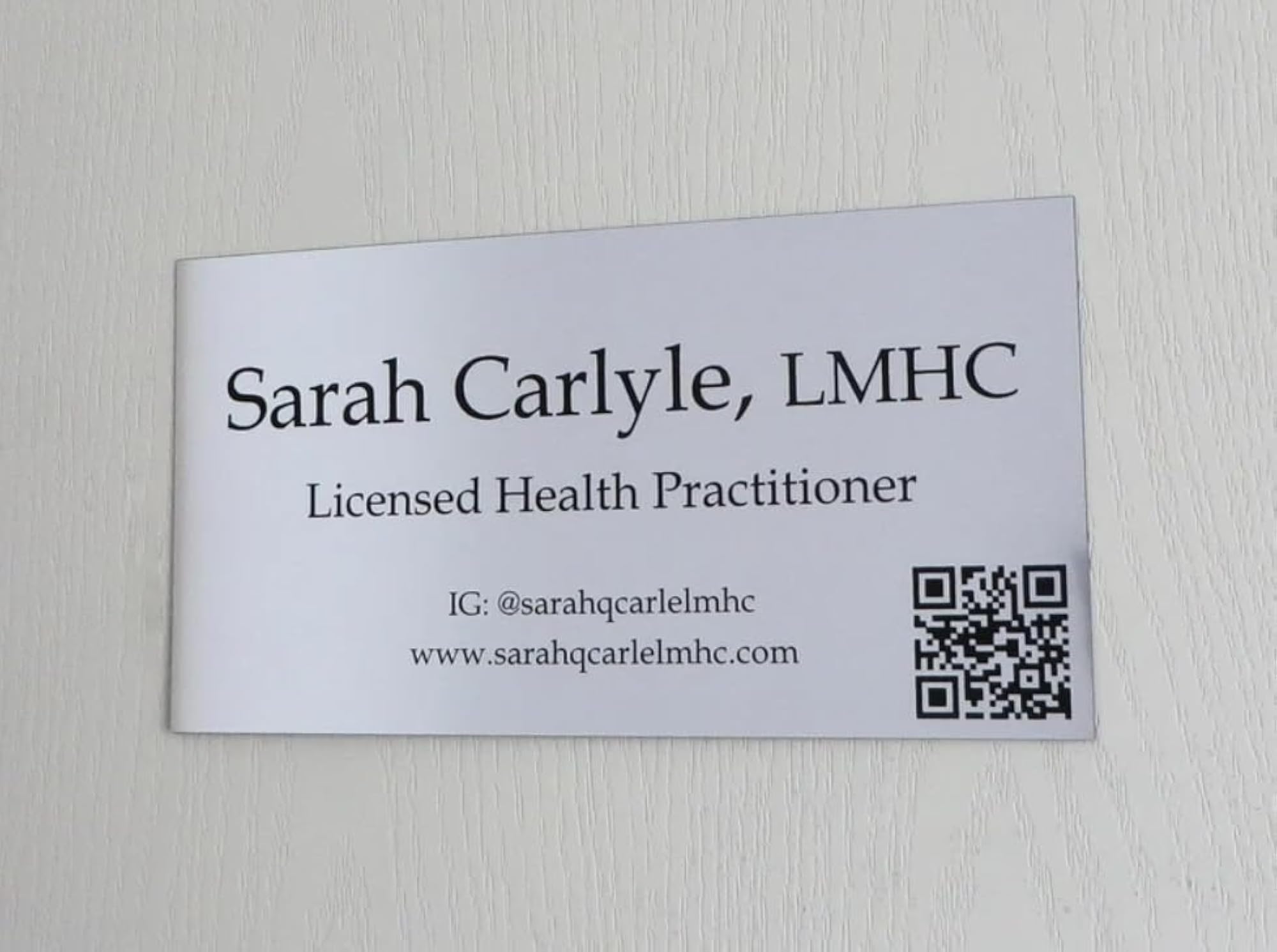 Customized Stainless Steel Rectangle Wall Name Plate with Logo